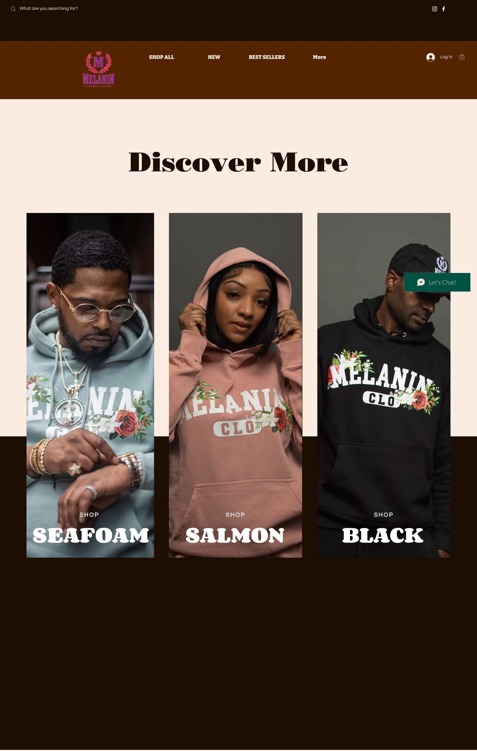 Melanin CLO website landing page, designed and built by Dalc Consulting